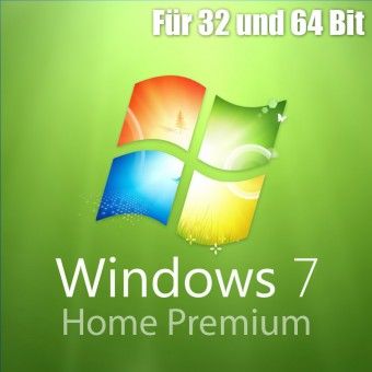 Windows 7 Home Premium Aktivierungsschlüssel für 32 / 64 Bit - Download / ESD